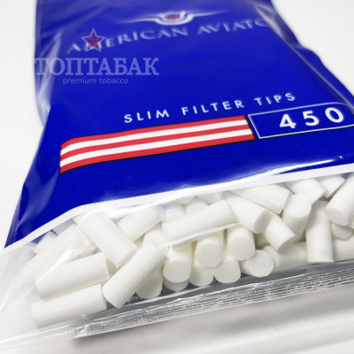 Фильтры для самокруток American Aviator Slim 6/15мм (450)