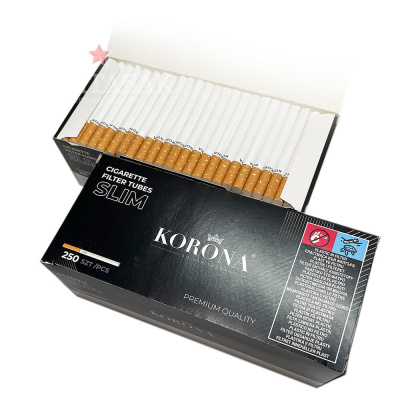 Гильзы для табака "KORONA" (Корона) Slim 6.5/15мм (250)